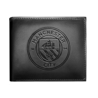 Black - Front - Manchester City FC Crest Wallet