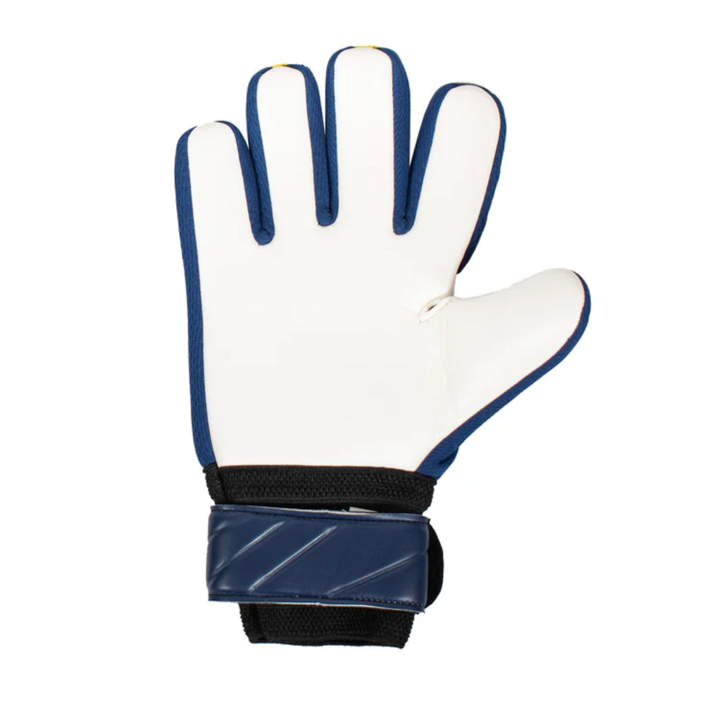 Blue - Back - Scotland FA Childrens-Kids Goalkeeper Gloves