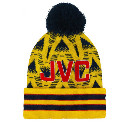 Yellow-Black - Front - Fan Originals Gunners 1991 Bobble Beanie