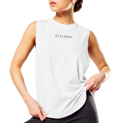 White - Lifestyle - Elle Womens-Ladies Signature Vest Top