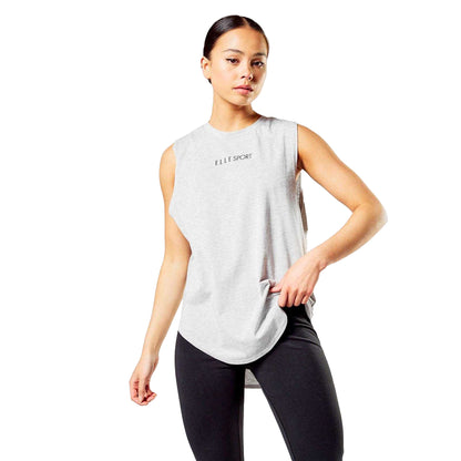 Grey - Lifestyle - Elle Womens-Ladies Signature Vest Top