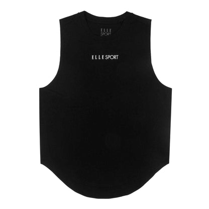 Black - Front - Elle Womens-Ladies Signature Vest Top