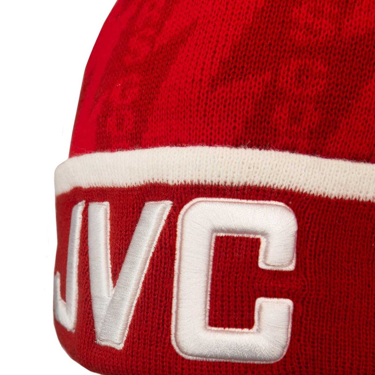 Red-White - Side - Fan Originals Gunners 1994 Home Kit Bobble Beanie