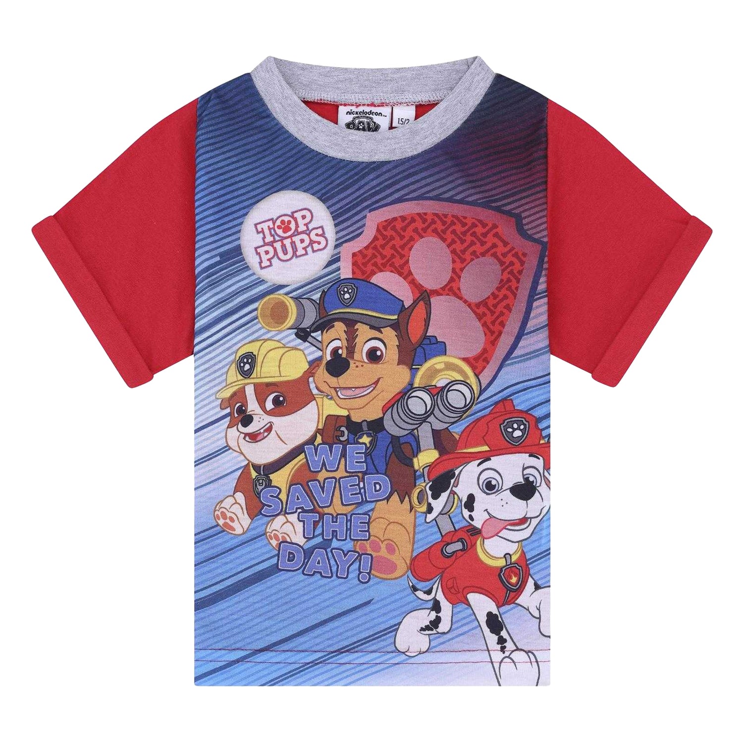 Grey - Back - Paw Patrol Boys We Saved The Day Pyjama Set