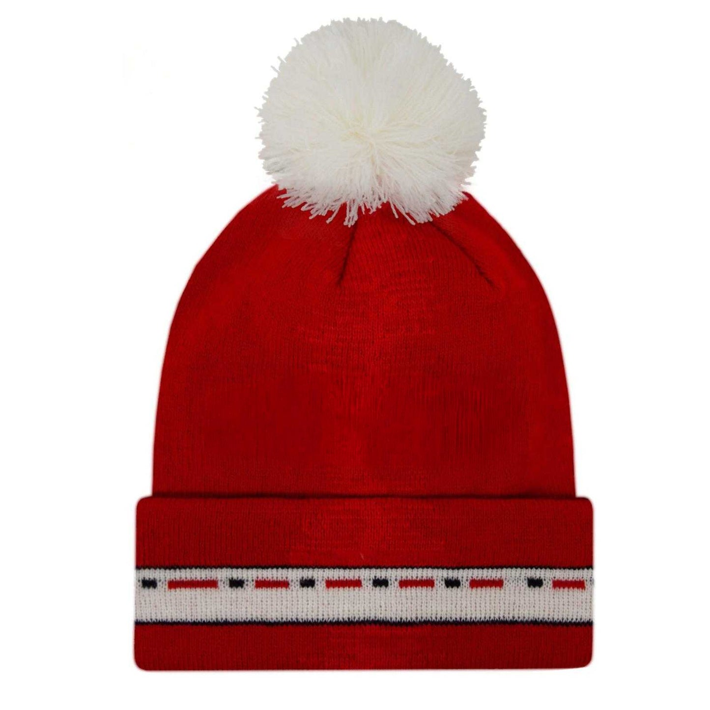 Red - Back - Fan Originals United 1990 Home Kit Beanie