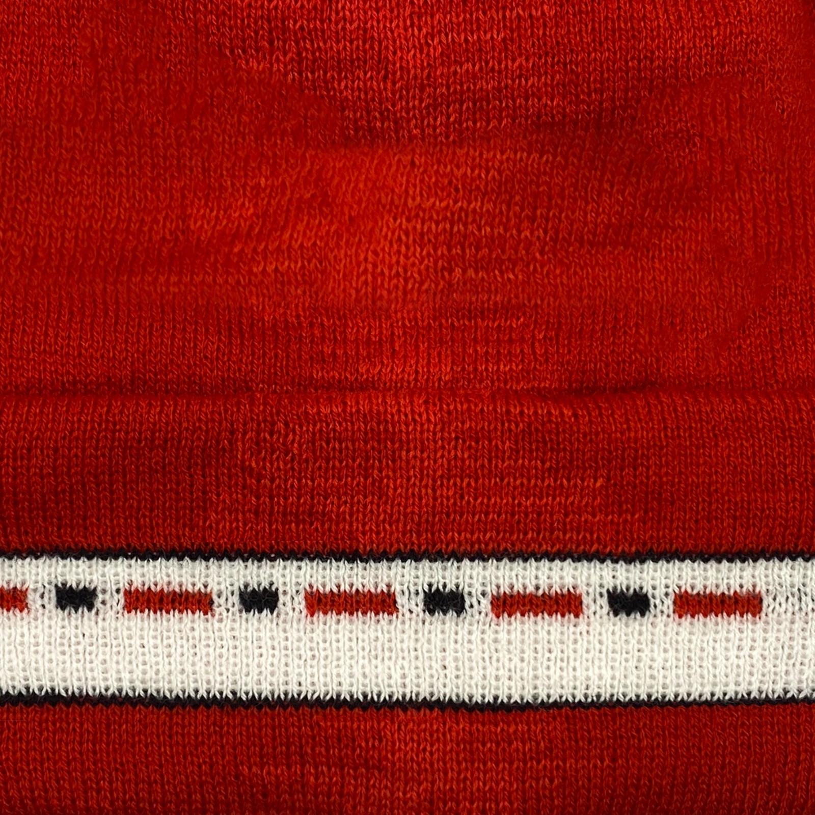 Red - Close up - Fan Originals United 1990 Home Kit Beanie