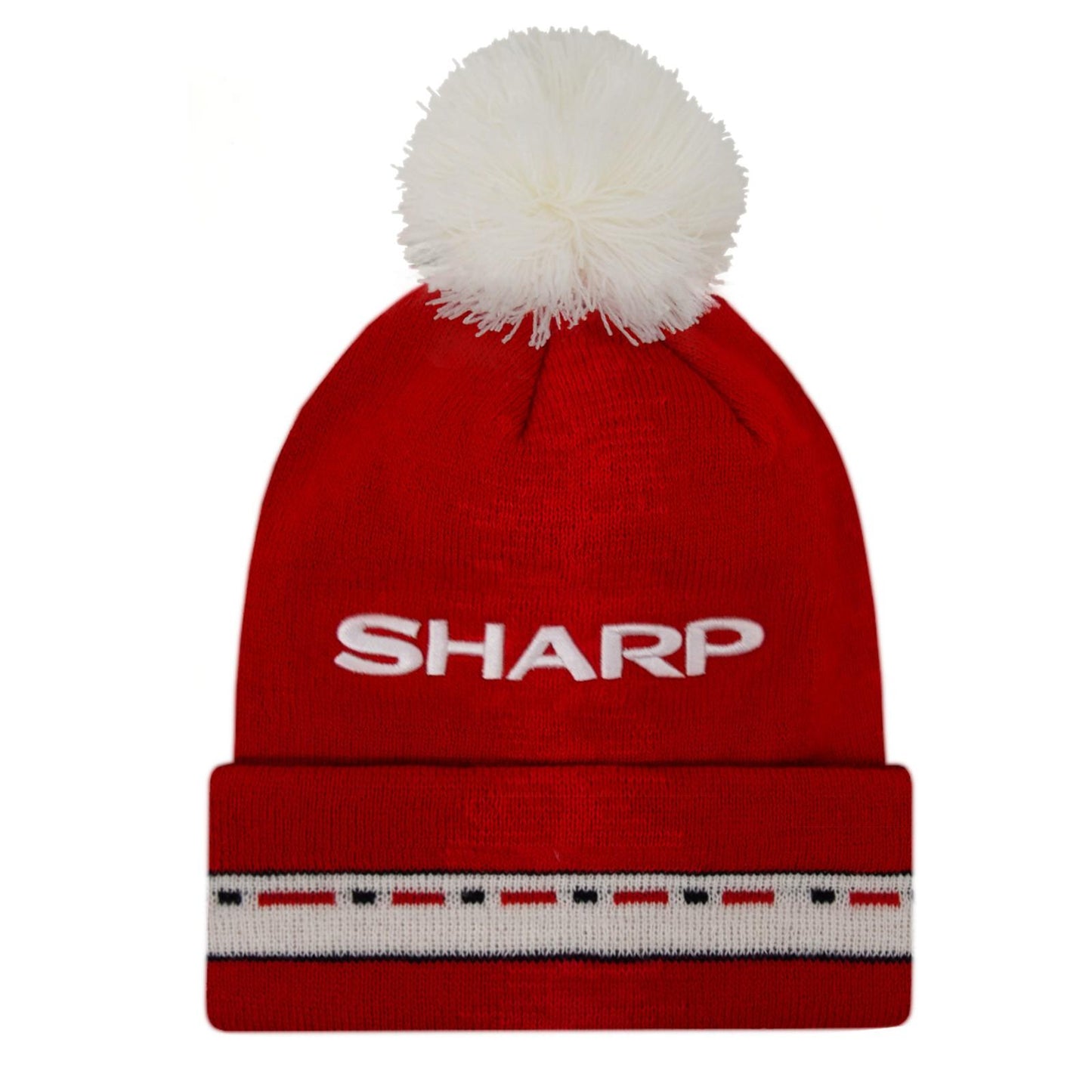 Red - Front - Fan Originals United 1990 Home Kit Beanie