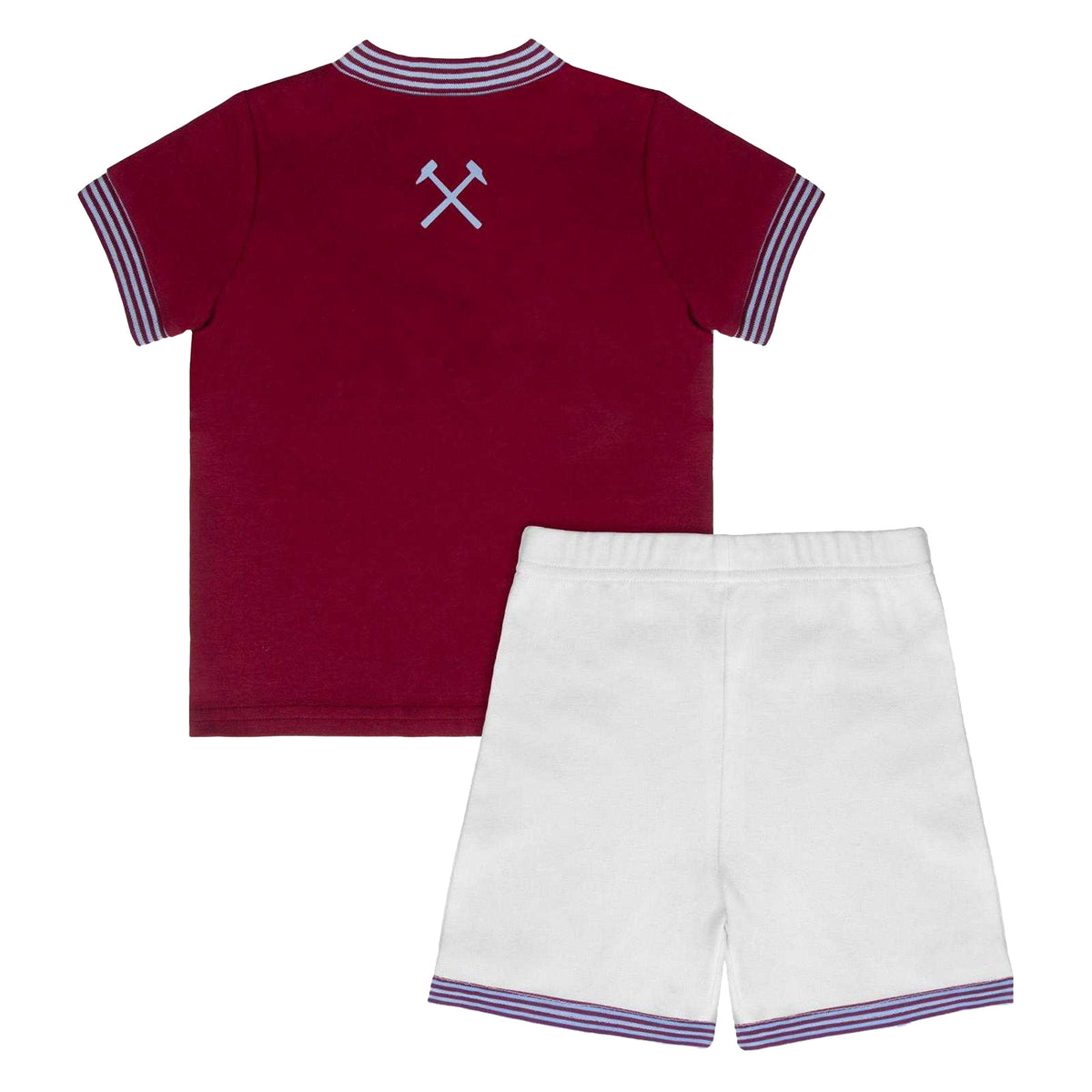 Claret - Back - West Ham United FC Toddler Home Kit