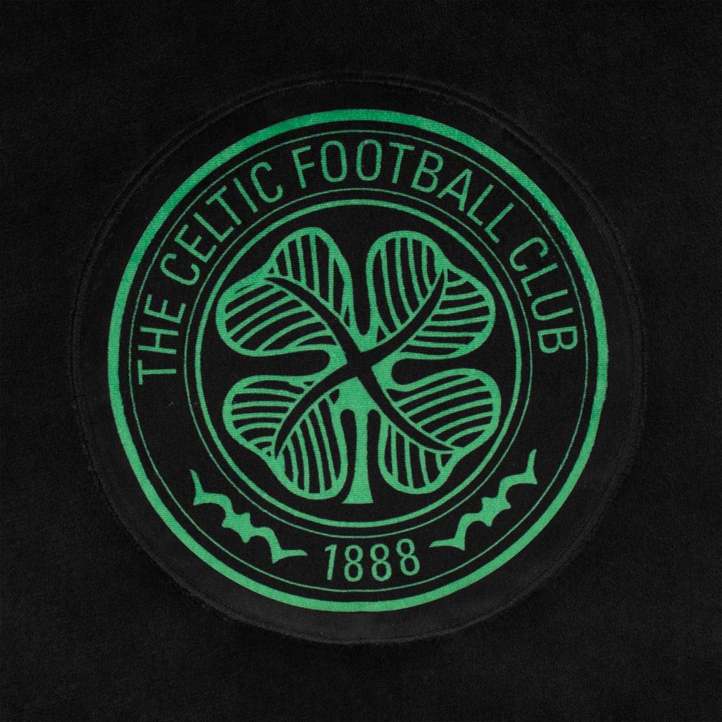 Black - Back - Celtic FC Mens Oversized Blanket Hoodie
