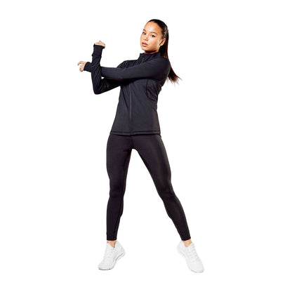 Black - Front - Elle Womens-Ladies Signature Plain Jacket