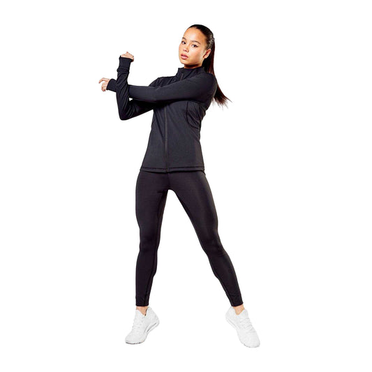 Black - Front - Elle Womens-Ladies Signature Plain Jacket