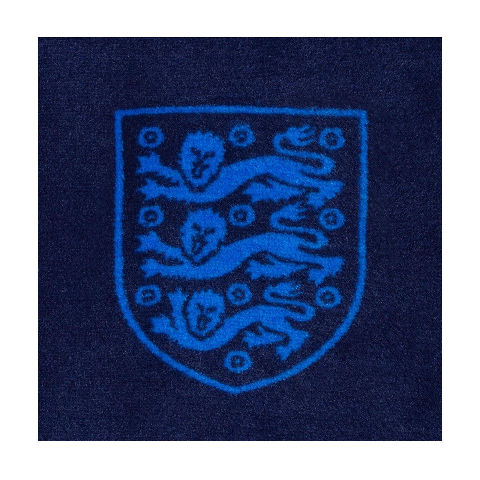 Navy Blue - Side - England Mens Crest Fleece All-Over Print Dressing Gown