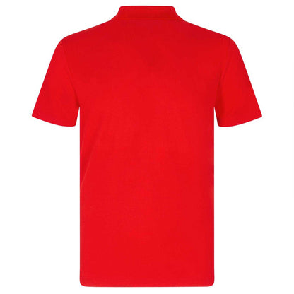 Red - Back - Fan Originals Mens United 1958 Crest Polo Shirt