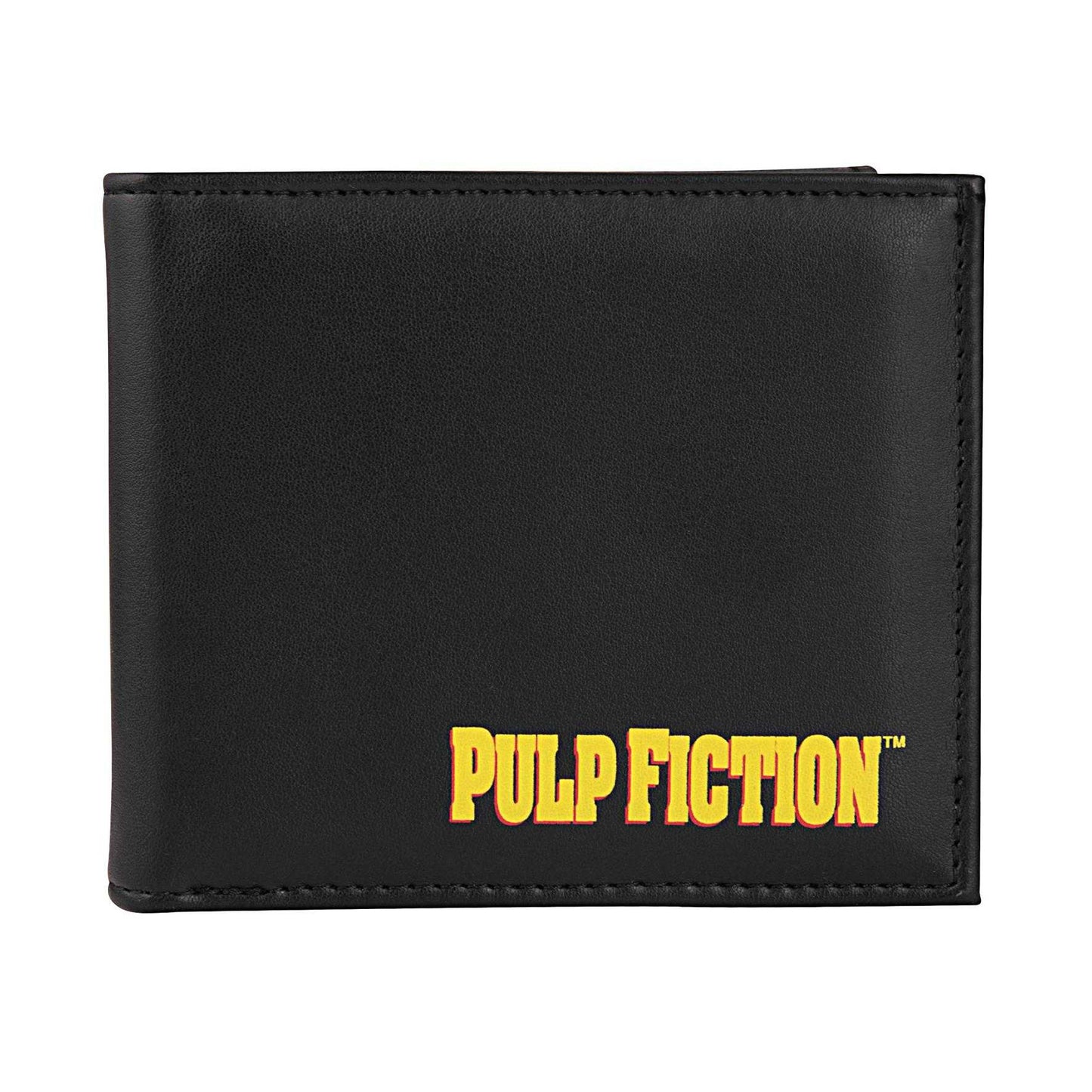 Black - Front - Pulp Fiction Tin Vincent Vega Jules Winnfield Leather Wallet