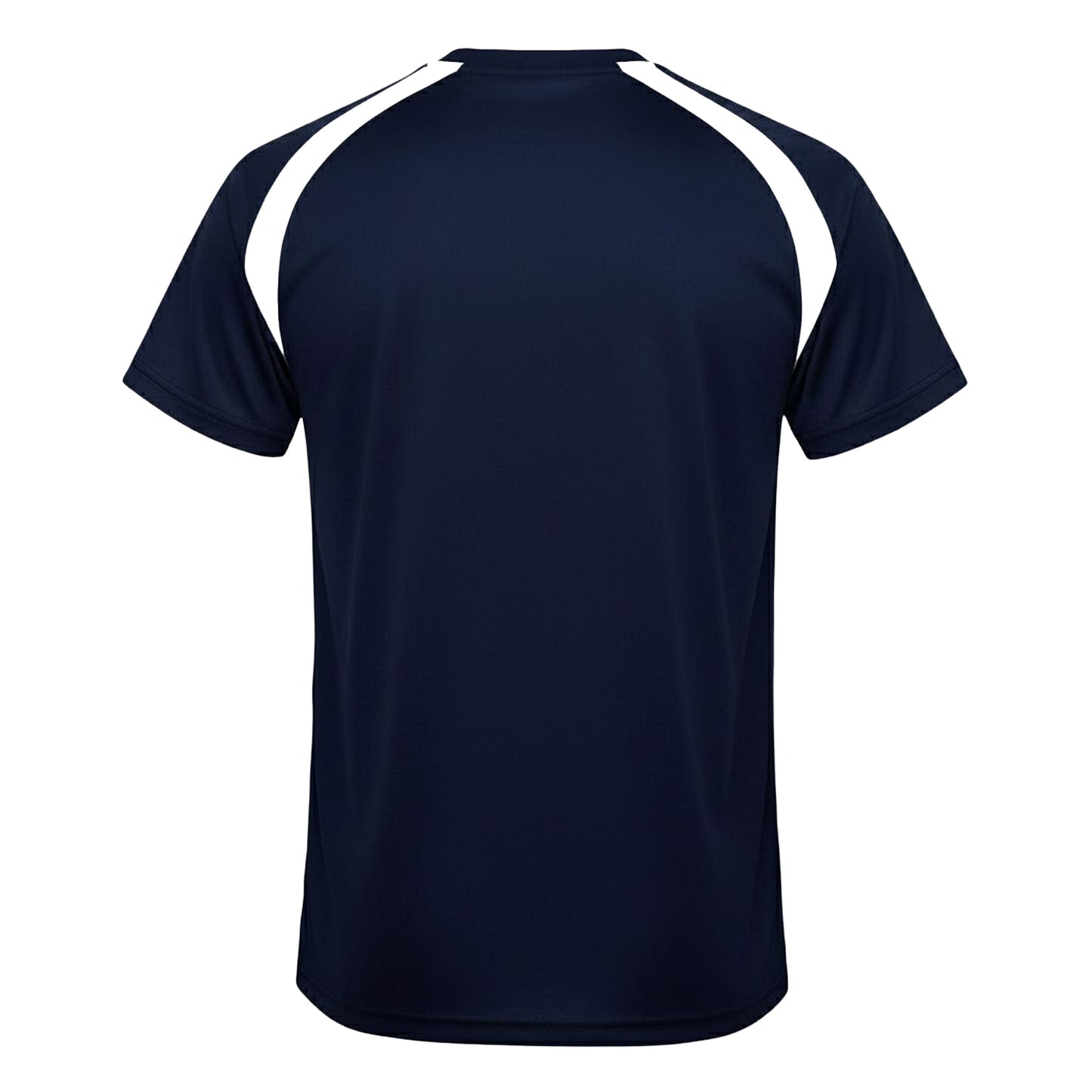 Navy Blue - Back - Tottenham Hotspur FC Mens Contrast Piping T-Shirt