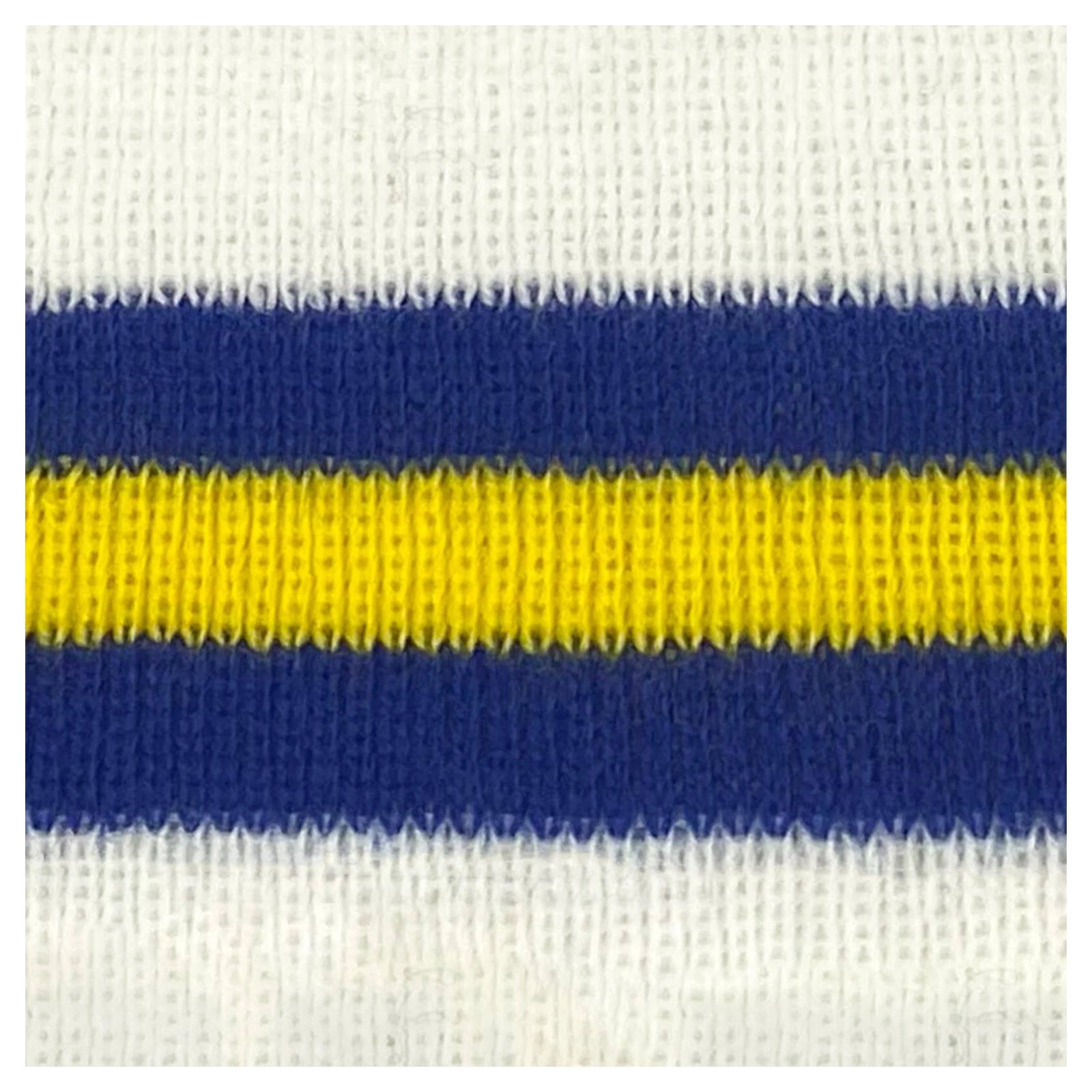 White-Blue-Yellow - Back - Fan Originals Leeds Retro Football Beanie