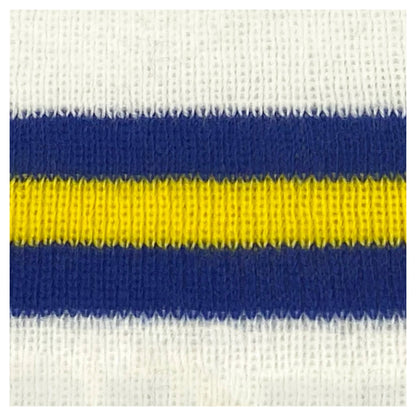 White-Blue-Yellow - Back - Fan Originals Leeds Retro Football Beanie