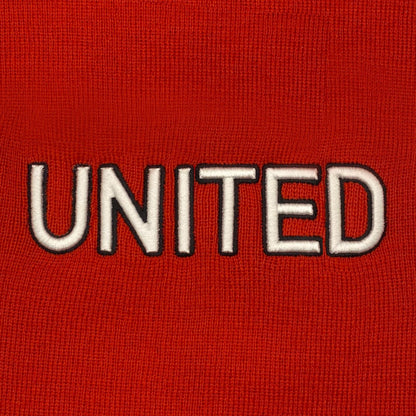 Red-White - Pack Shot - Fan Originals United 3D Embroidered Beanie