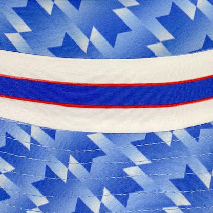 Blue - Pack Shot - Fan Originals United 1990 Retro Bucket Hat