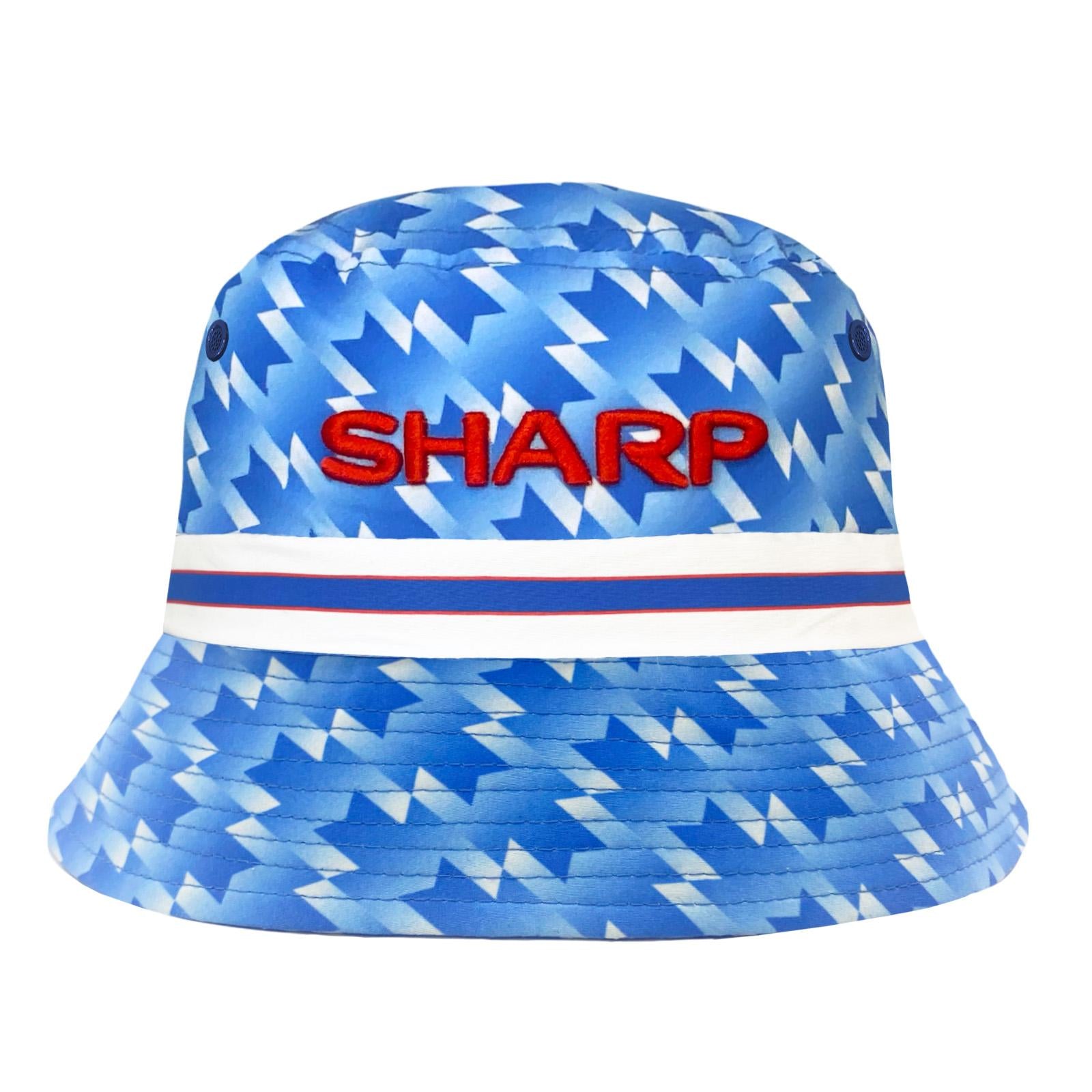 Blue - Front - Fan Originals United 1990 Retro Bucket Hat