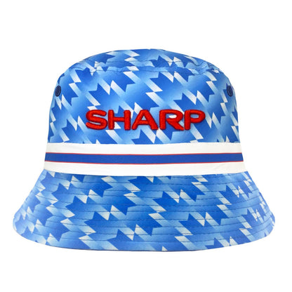 Blue - Front - Fan Originals United 1990 Retro Bucket Hat