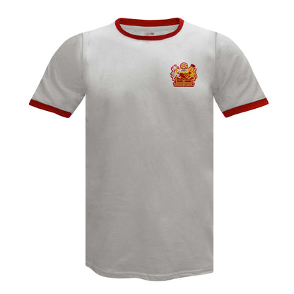 White - Front - Fan Originals Mens Manchester Crest T-Shirt