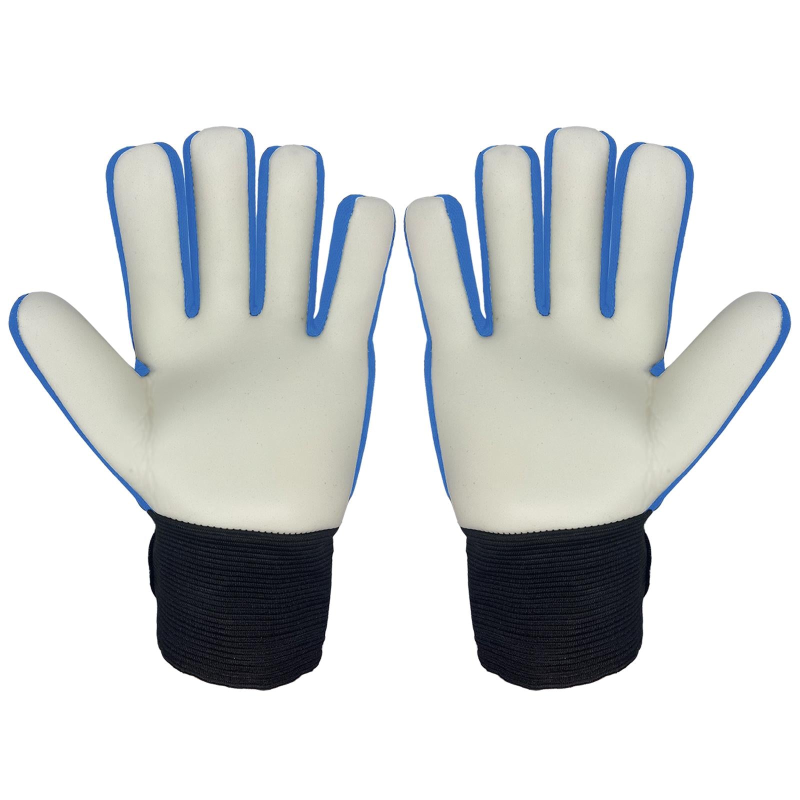 Blue - Side - Manchester City FC Childrens-Kids Touch Fastening Goalkeeper Gloves