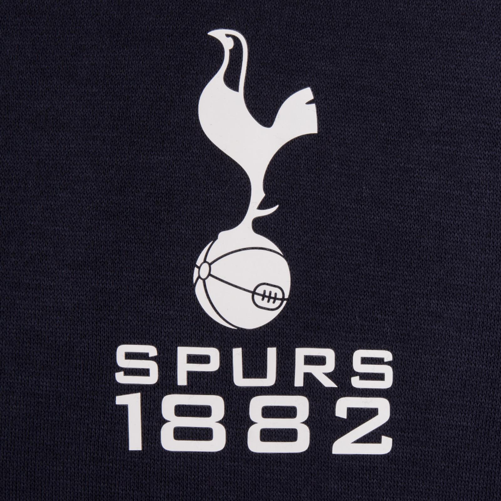 Navy - Back - Tottenham Hotspur FC Boys Full Zip Hoodie