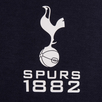 Navy - Back - Tottenham Hotspur FC Boys Full Zip Hoodie