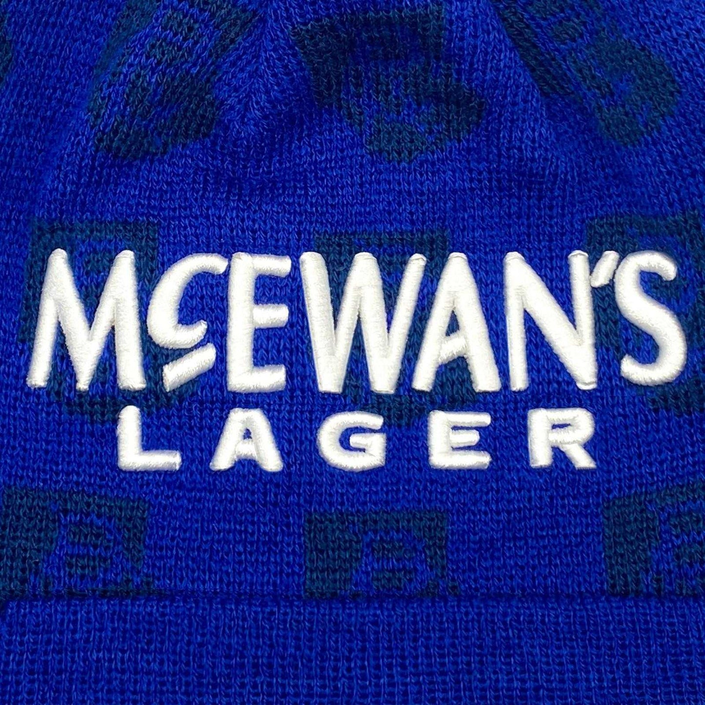 Blue-Red-White - Back - Fan Originals Rangers Embroidered Beanie