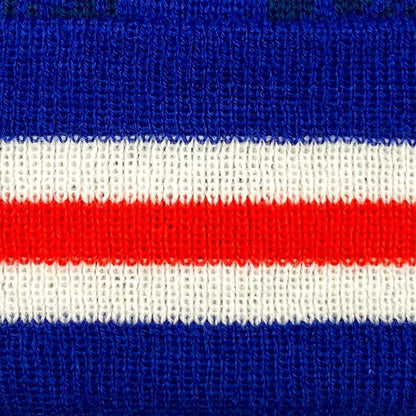 Blue-Red-White - Pack Shot - Fan Originals Rangers Embroidered Beanie