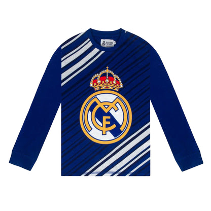 Reflex Blue - Side - Real Madrid CF Boys Long Pyjama Set
