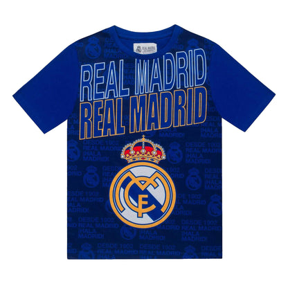 Reflex Blue - Side - Real Madrid CF Boys Short Pyjama Set