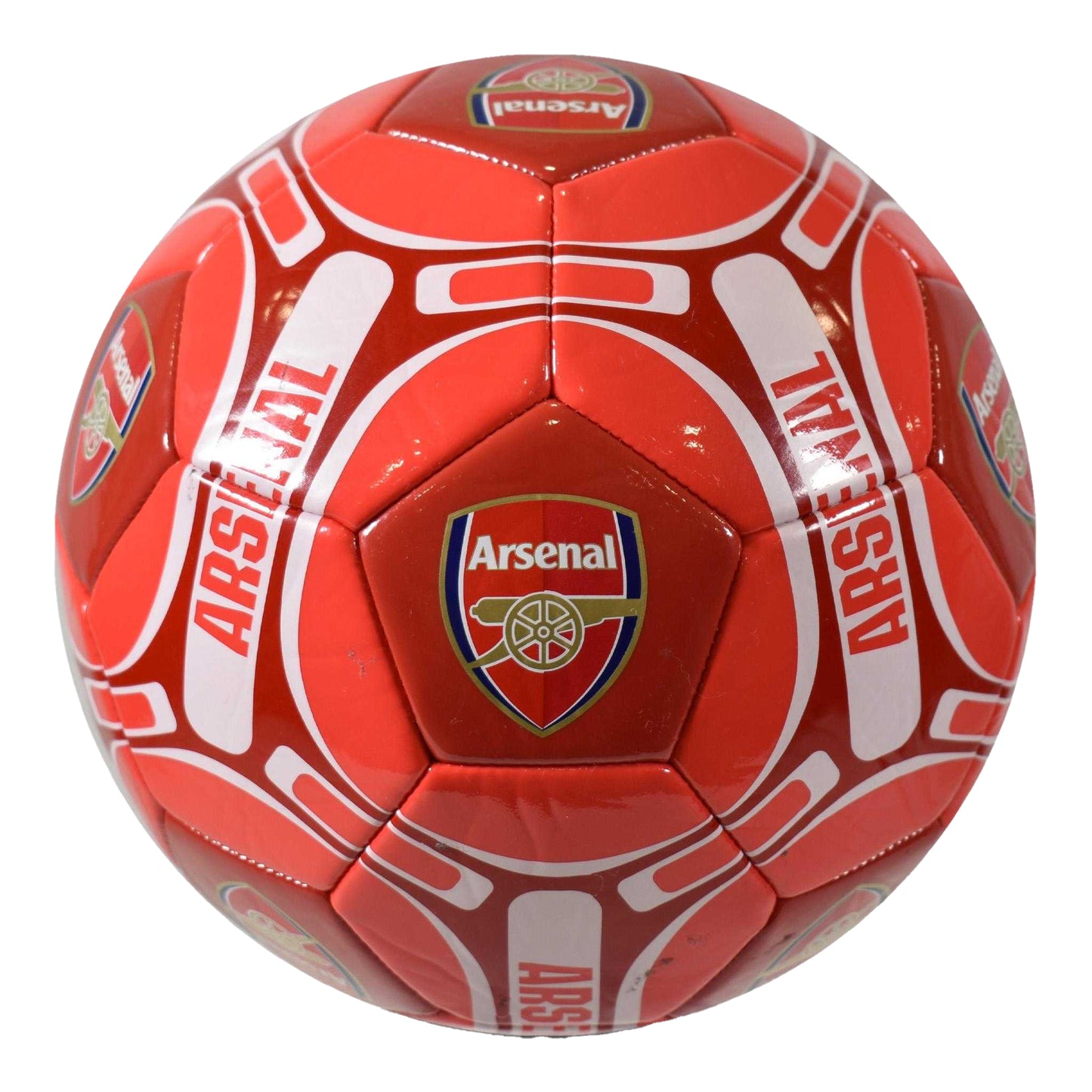 Red-White - Back - Arsenal FC Crest Football