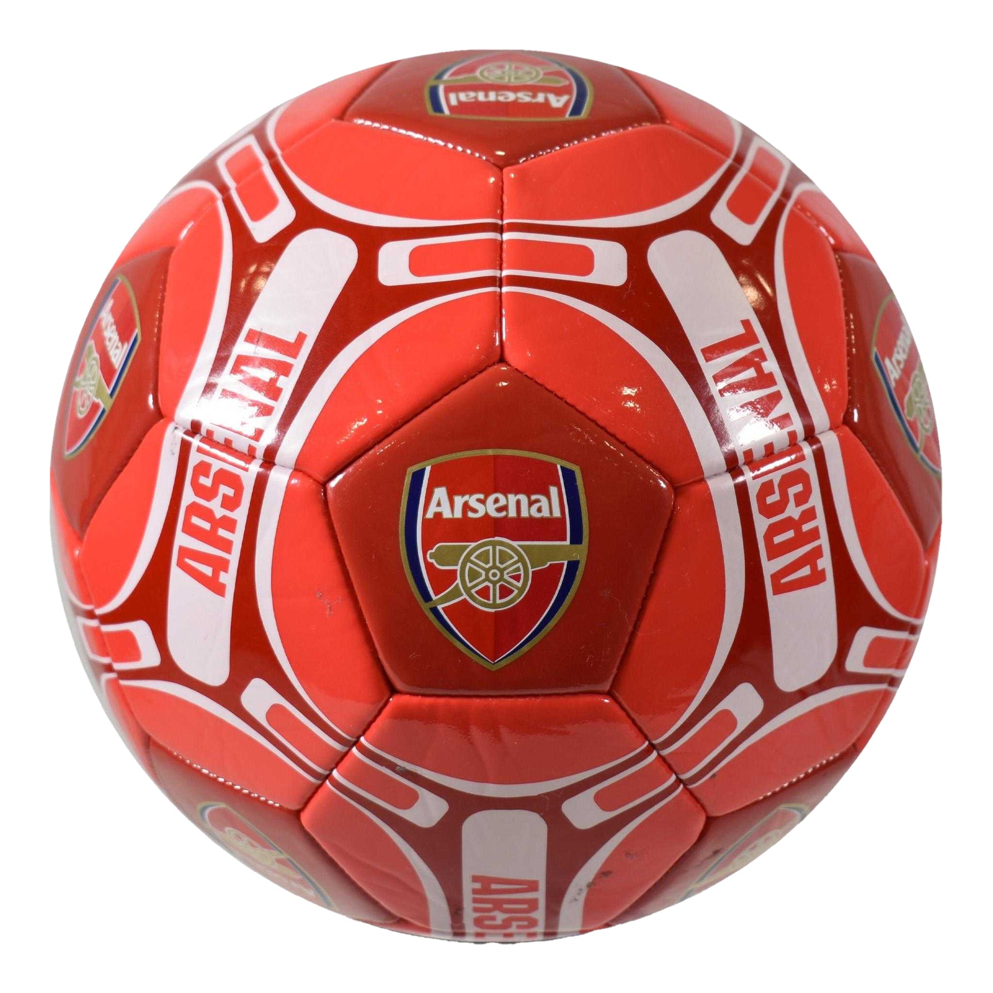 Red-White - Back - Arsenal FC Crest Football