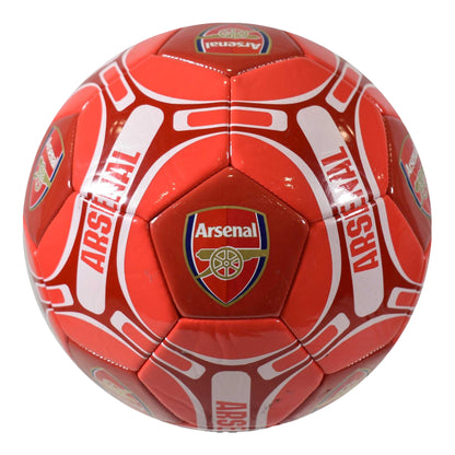 Red-White - Back - Arsenal FC Crest Football