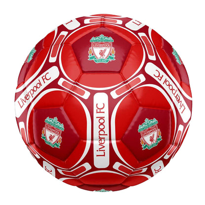 Red-White-Green - Front - Liverpool FC Childrens-Kids Crest Football