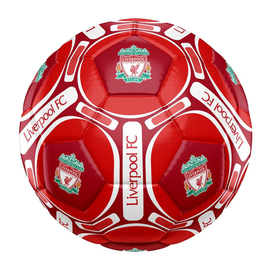 Red-White-Green - Front - Liverpool FC Childrens-Kids Crest Football