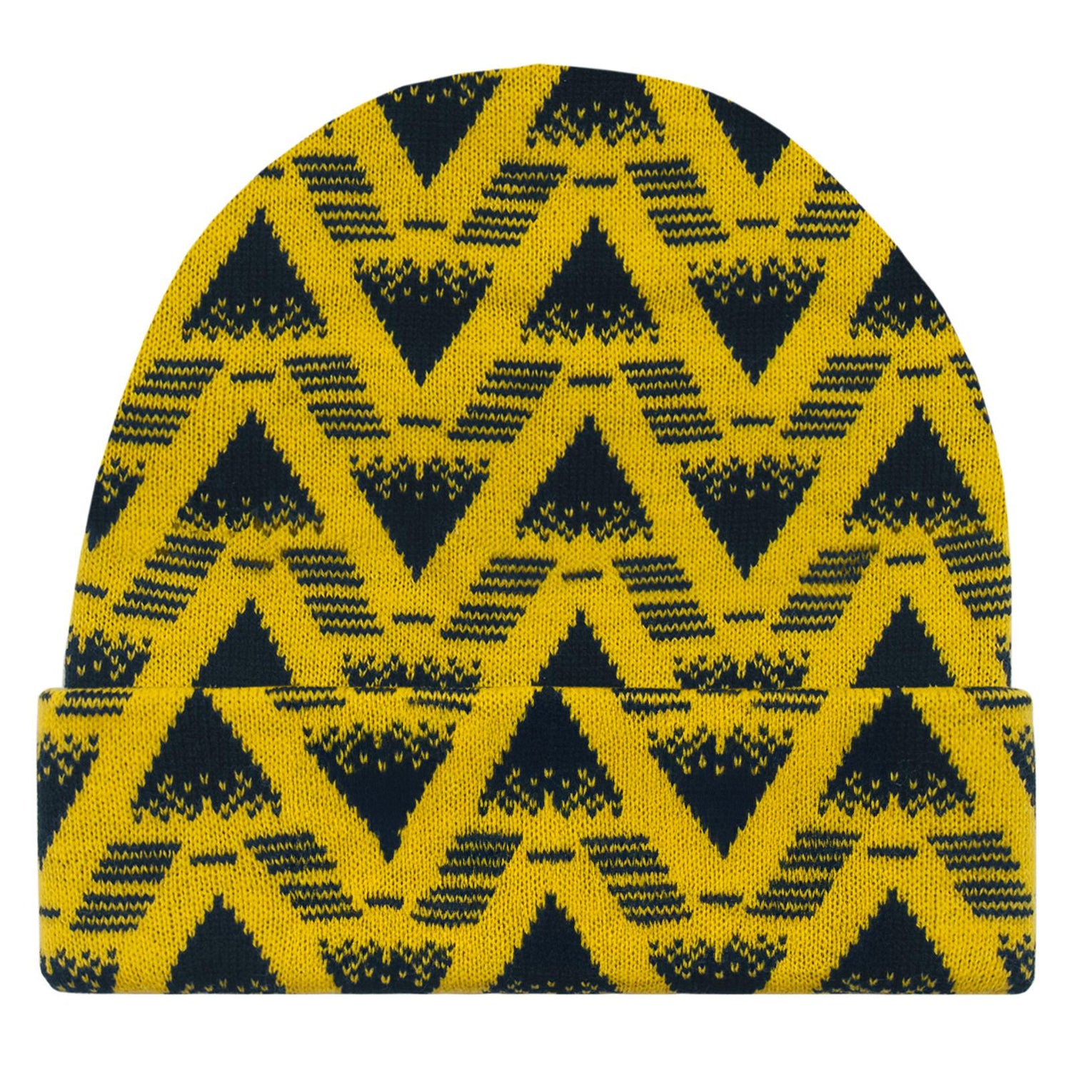 Yellow-Black - Back - Fan Originals Unisex Adult Gunners 1991 Away Kit Beanie