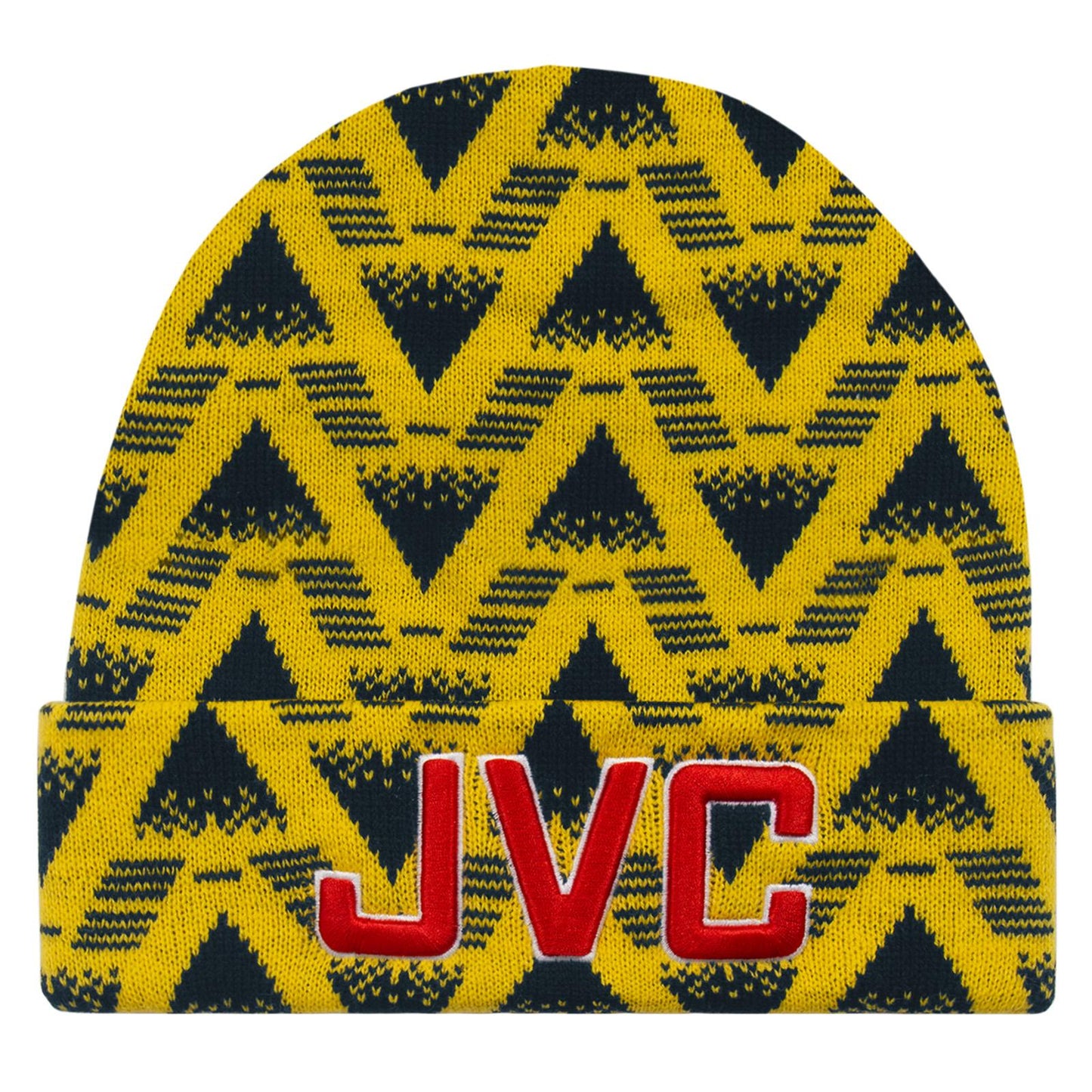 Yellow-Black - Front - Fan Originals Unisex Adult Gunners 1991 Away Kit Beanie