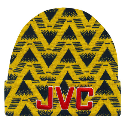 Yellow-Black - Front - Fan Originals Unisex Adult Gunners 1991 Away Kit Beanie
