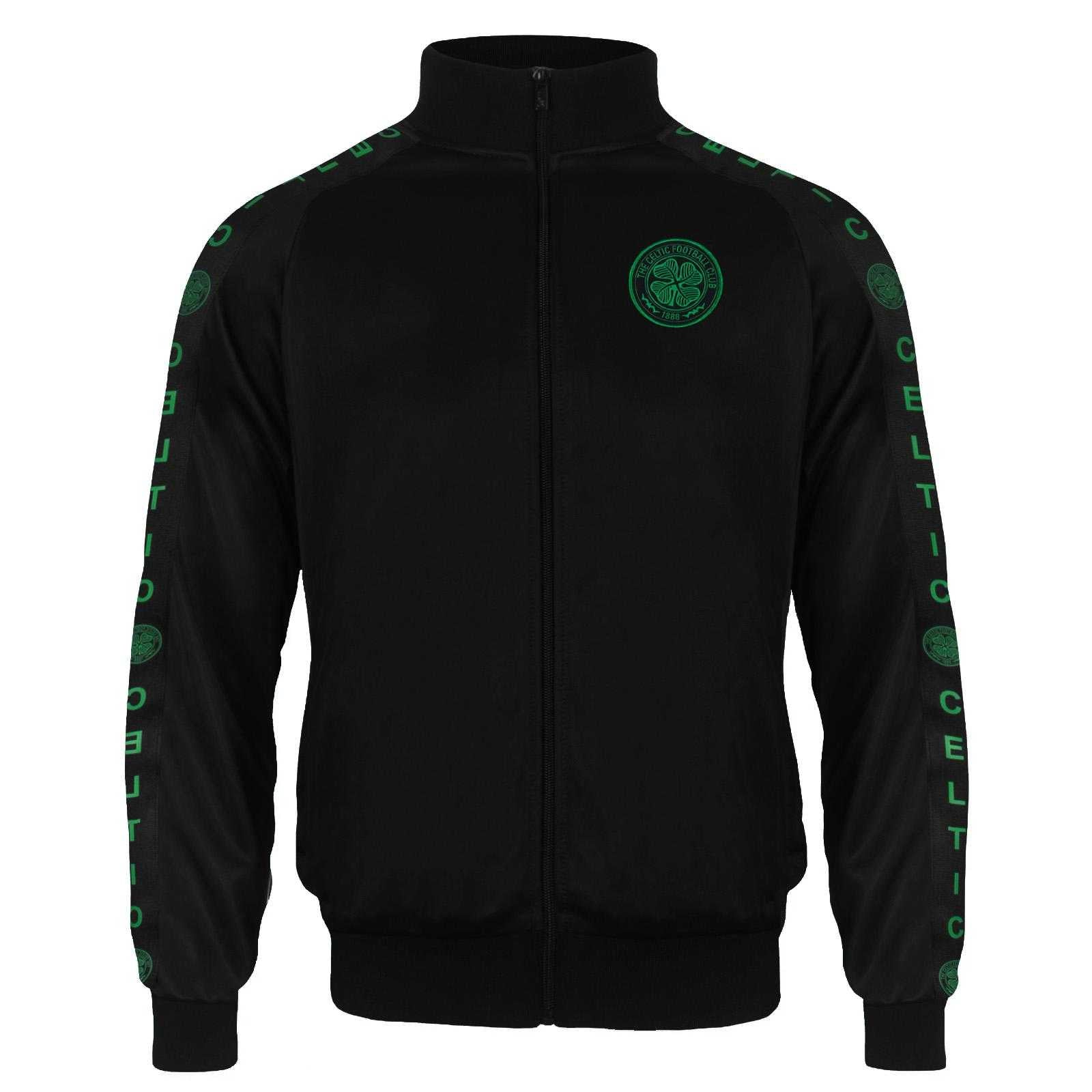 Black - Back - Celtic FC Mens Tracksuit