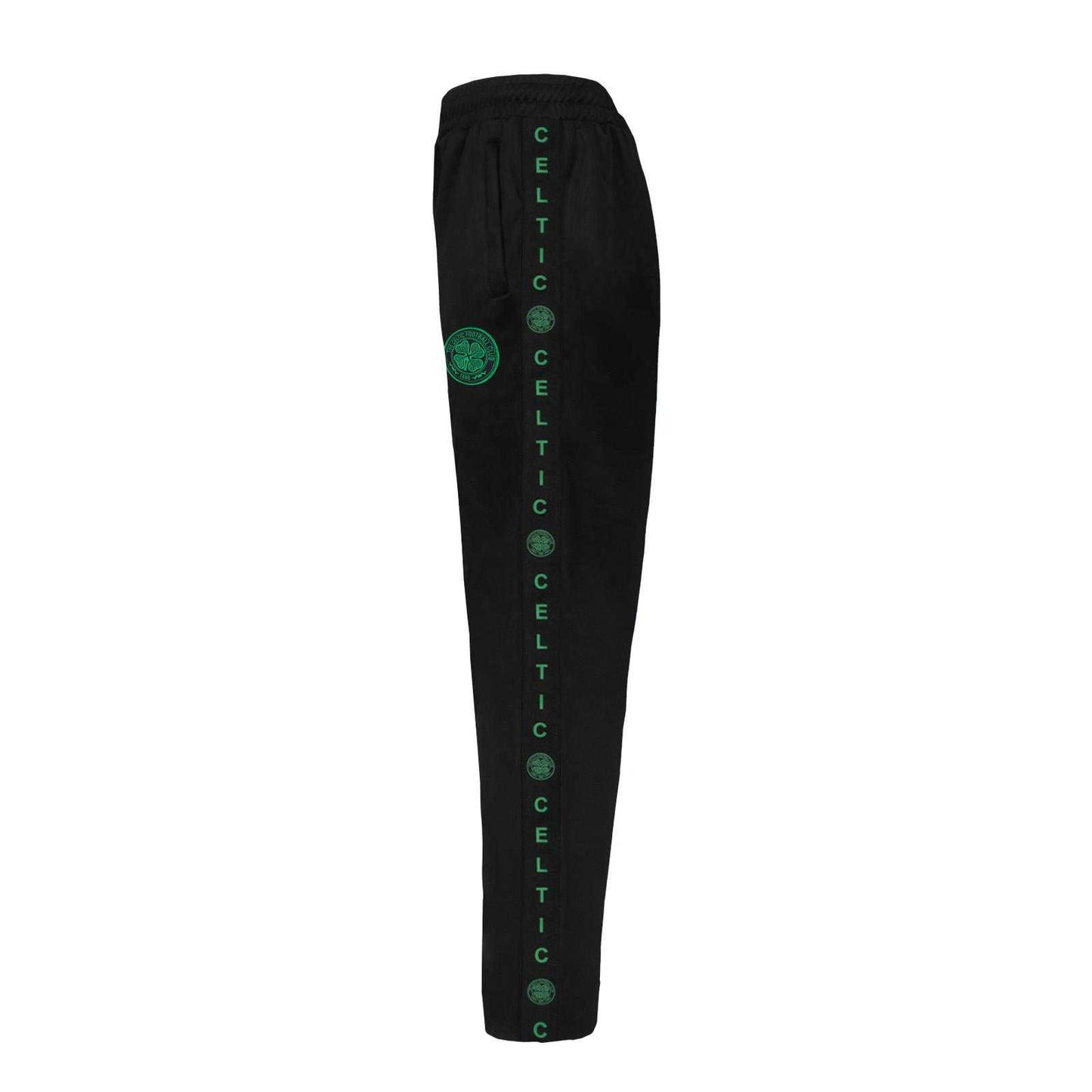 Black - Side - Celtic FC Mens Tracksuit