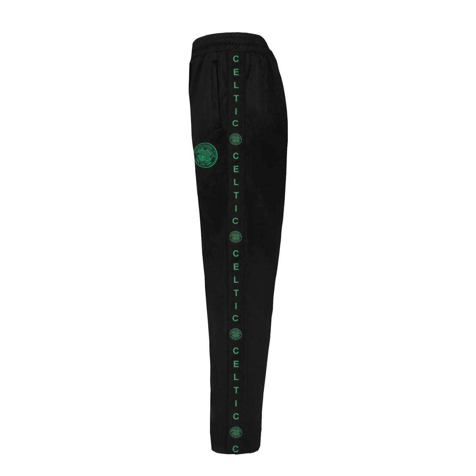 Black - Side - Celtic FC Mens Tracksuit