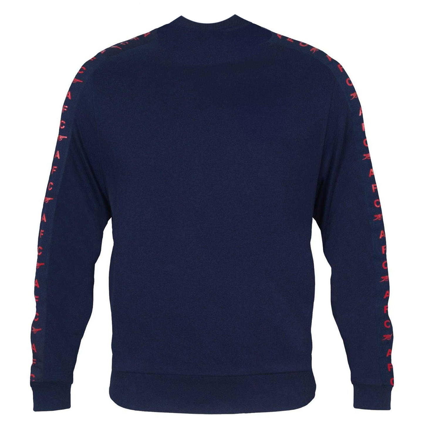 Navy Blue - Back - Arsenal FC Mens Taped Sweatshirt