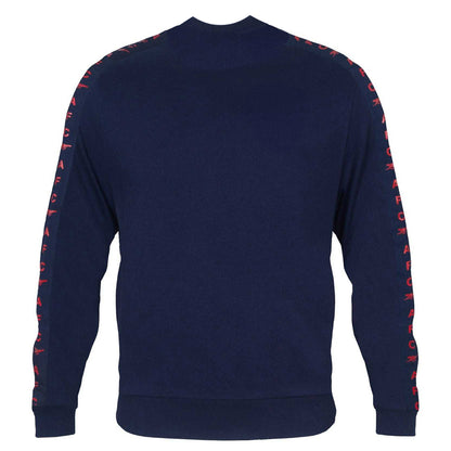 Navy Blue - Back - Arsenal FC Mens Taped Sweatshirt