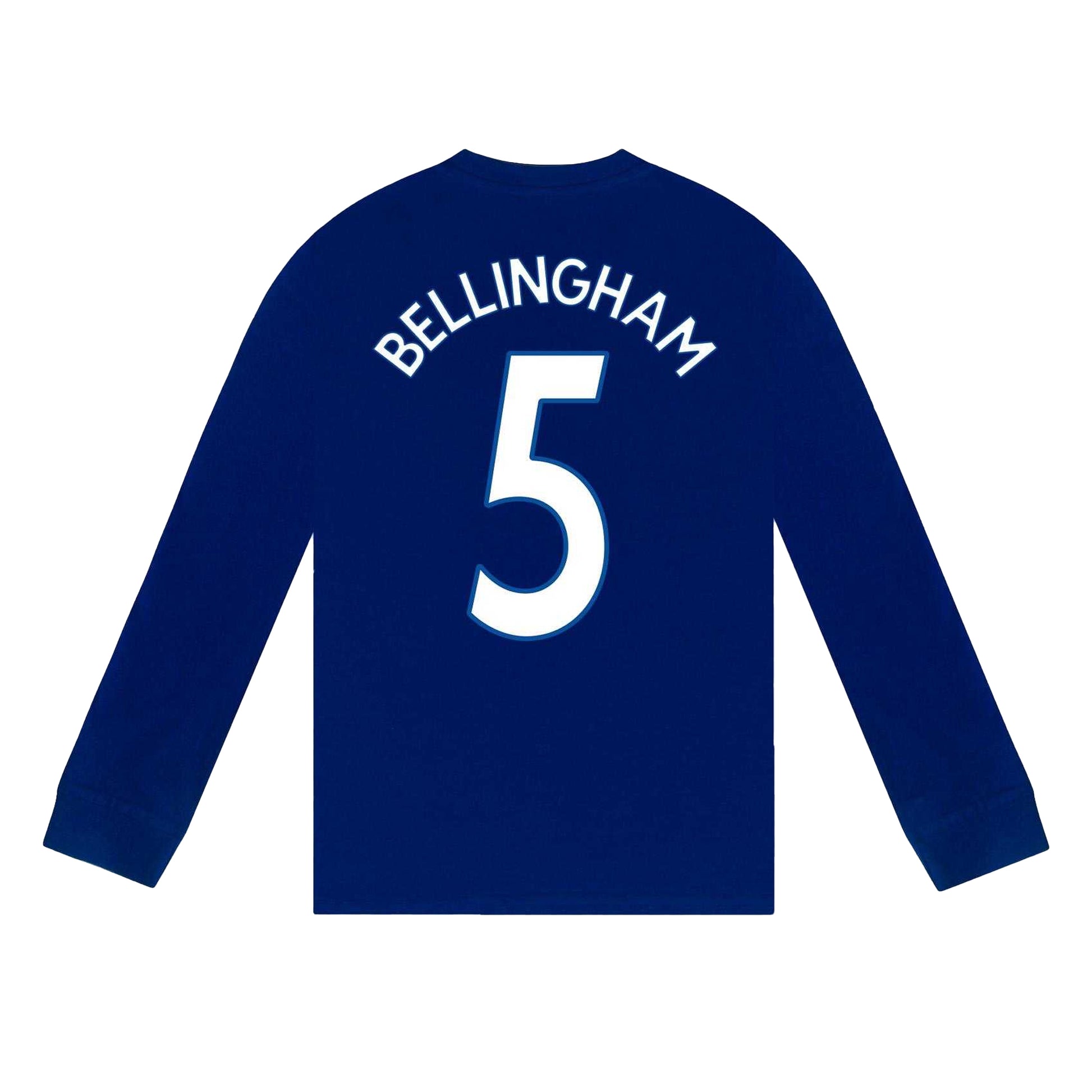 Reflex Blue - Side - Real Madrid CF Boys Bellingham 5 Long Pyjama Set