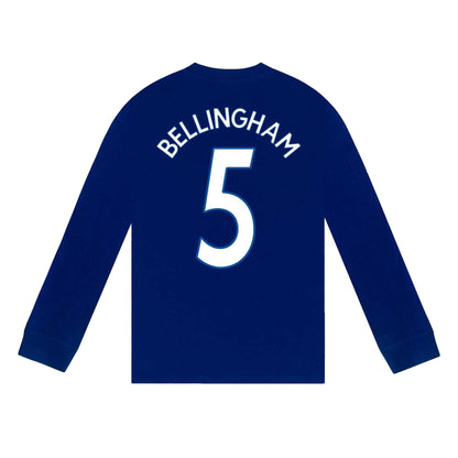 Reflex Blue - Side - Real Madrid CF Boys Bellingham 5 Long Pyjama Set