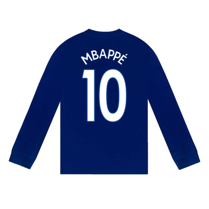 Blue - Side - Real Madrid CF Boys Mbappe 10 Long Pyjama Set