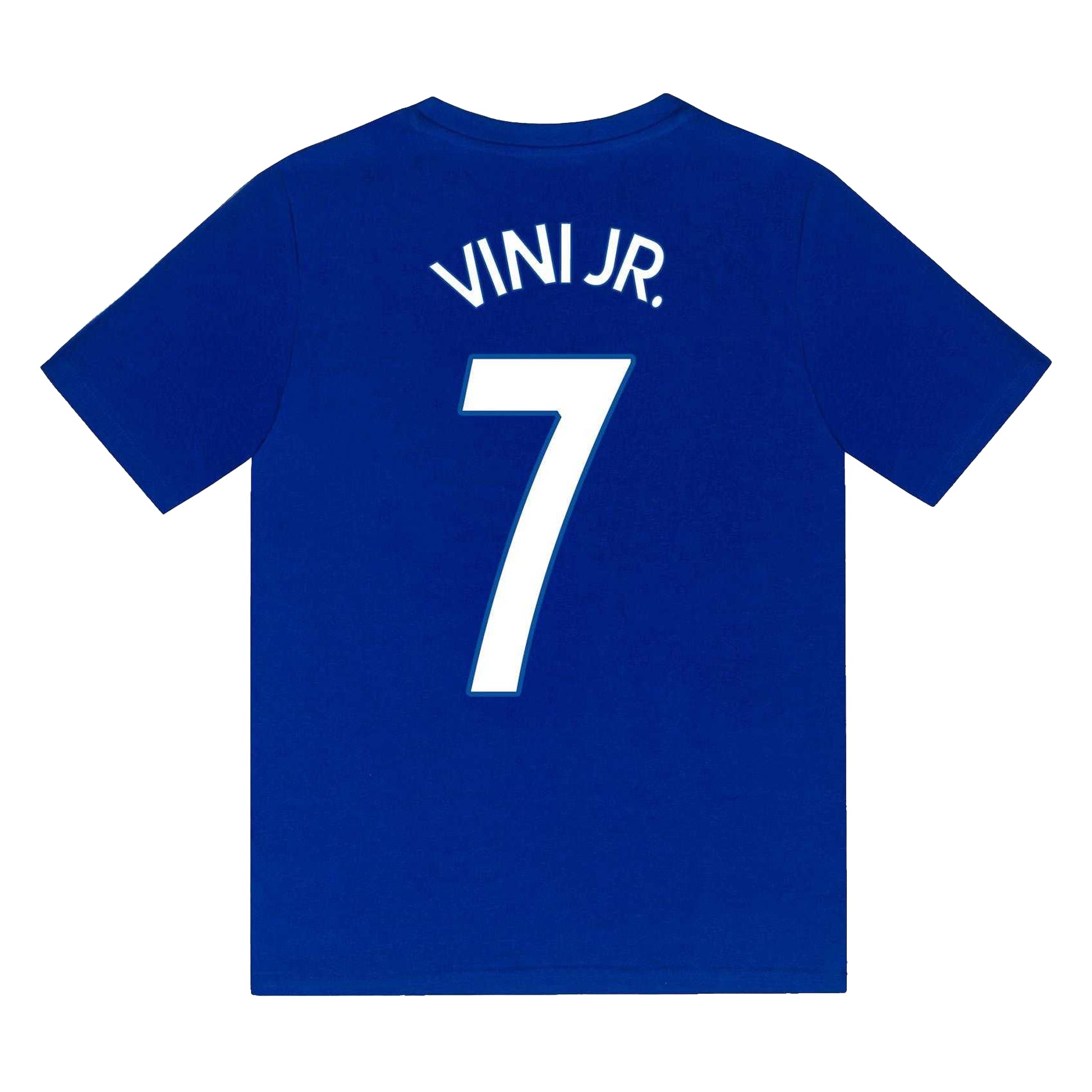 Blue - Side - Real Madrid CF Boys Vini Jr 7 Short Pyjama Set